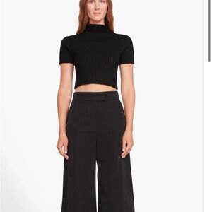 STAUD Lilou turtleneck Ribbed Sweater, size small, NWT